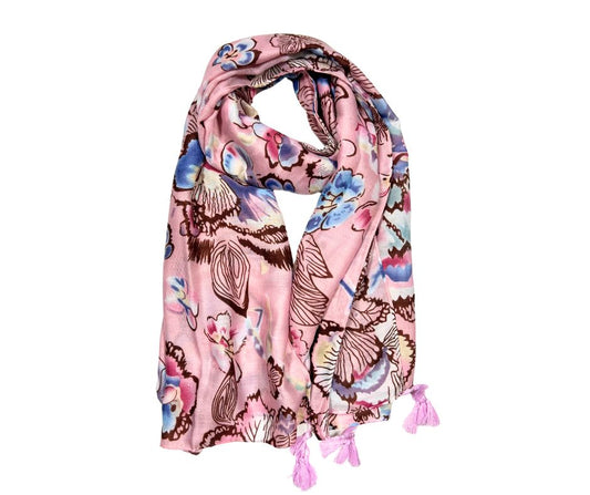 Printed Cotton/ Viscose Scarf For Women