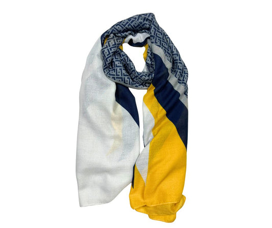 Printed Cotton/ Polyester Lightweight Scarf for women