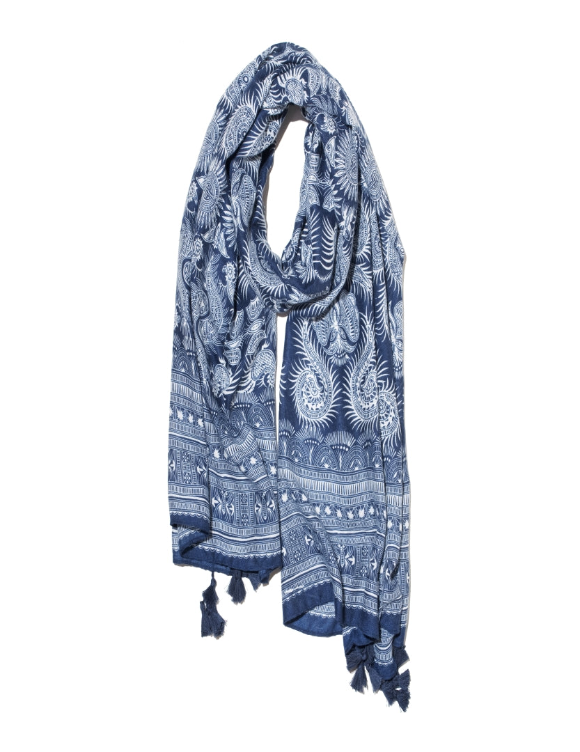 Printed Cotton Scarf For Women