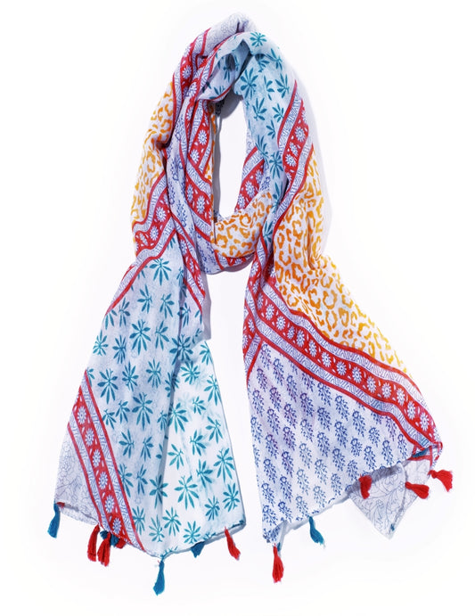 Printed Cotton Scarf For Women