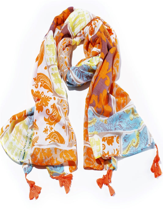 Printed Cotton Scarf For Women