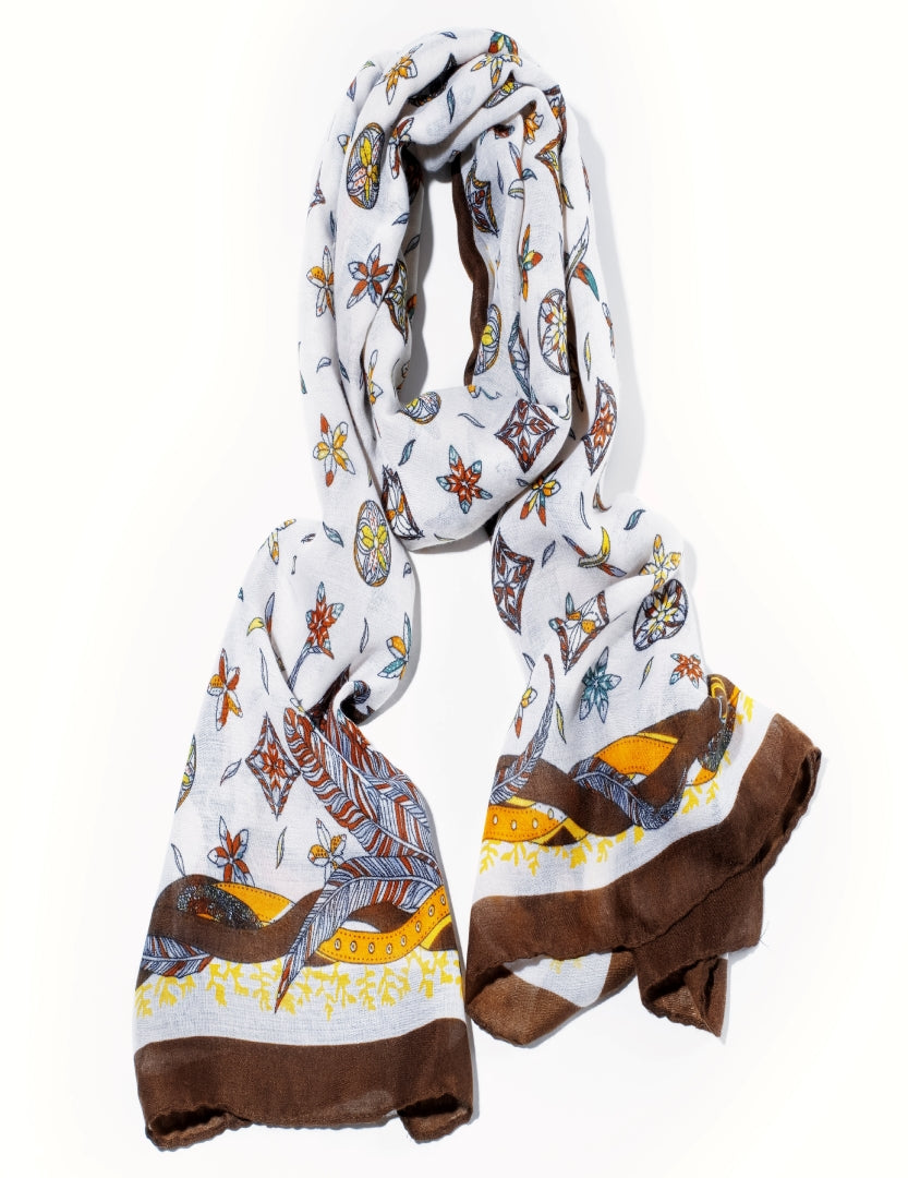 Printed  Cotton Scarf For Women