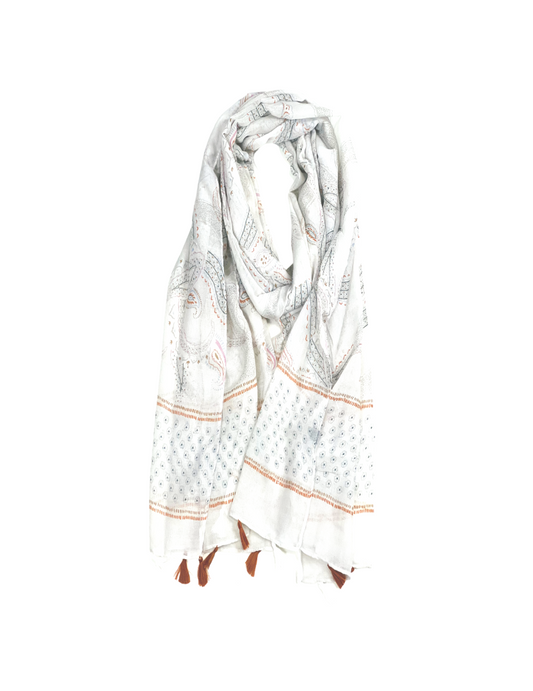 Cotton/ Viscose Scarf For Women