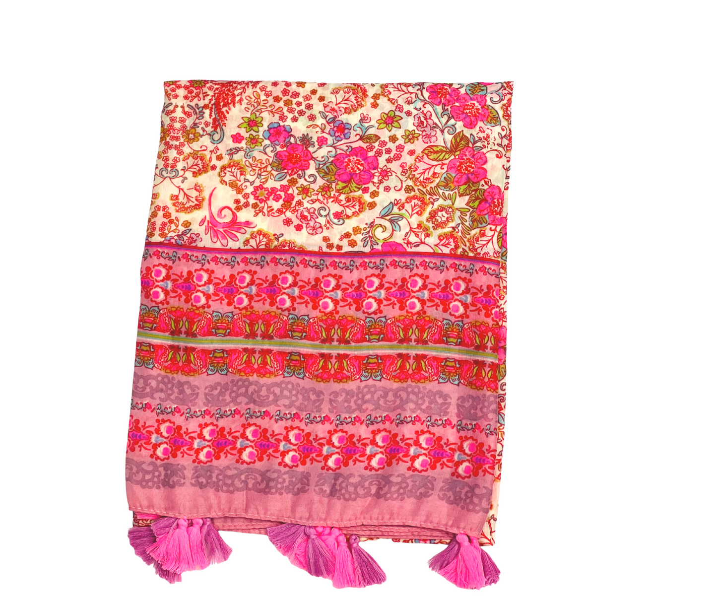 Printed Cotton / Polyester Scarf For Women